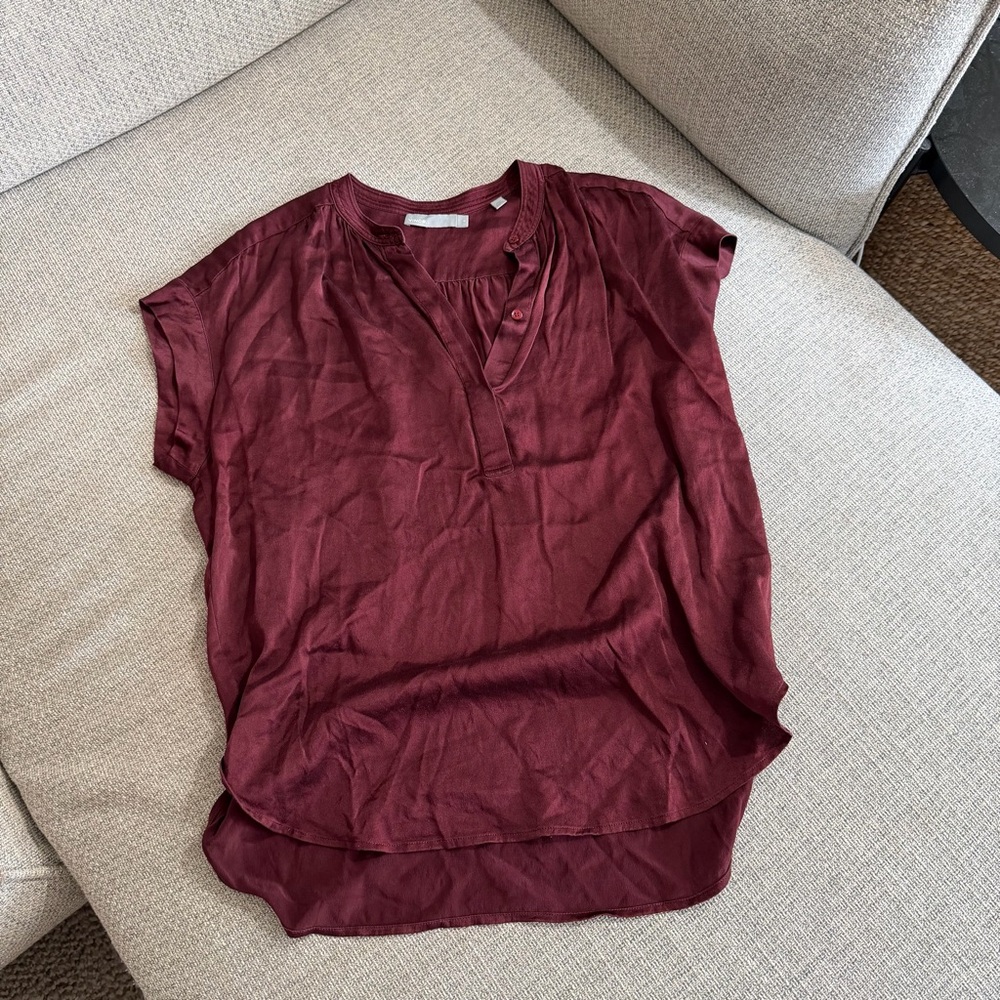 Vince 100% Silk Top